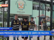 Lambayeque: caen presuntos asaltantes de grifo de Pacora
