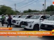Lambayeque: gobierno regional entregó 43 patrulleros a PNP