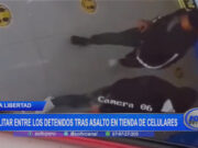 Chepén: militar entre los detenidos tras asalto en tienda de celulares