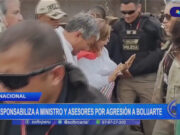 Presidente del Partido Morado responsabiliza a minsitro y asesores por agresión a Boluarte
