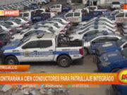 Trujillo: contratarán a cien conductores para patrullaje integrado