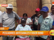 Trujillo: pescadores artesanales exigen bono