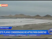 Lambayeque: siete playas son consideradas no aptas para bañistas
