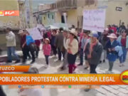 Otuzco: pobladores protestan contra minería ilegal