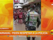 Carnaval de Cajamarca 2024: piden respetar a la policía