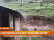 La Libertad: 10 quebradas se activaron producto de lluvias