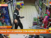 Chiclayo: roban en licorería con arma de fuego
