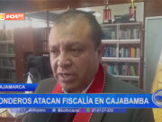 Cajamarca: ronderos atacan fiscalía en Cajabamba