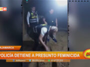 Cajamarca: policía detiene a presunto feminicida