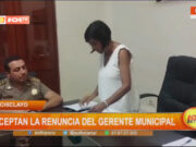 Chiclayo: alcaldesa acepta renuncia del gerente municipal