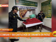 La Libertad: decomisan 1500 cartuchos de dinamita en Pataz