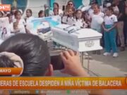 Guadalupe: compañeros de niña víctima de balacera le dan último adiós