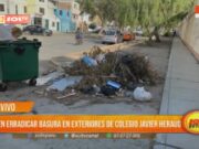 Trujillo: piden erradicar basura en exteriores de colegio Javier Heraud