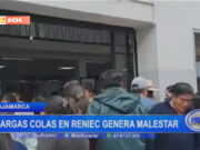 Cajamarca: largas colas en RENIEC generan malestar