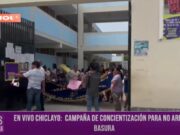 Chiclayo: campaña de concientización para no arrojar basura