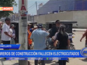 Chiclayo: obreros de construcción fallecen electrocutados
