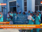Chiclayo: protestan por el pago de guardias