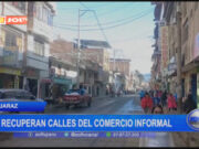 Huaraz: recuperan calles del comercio informal