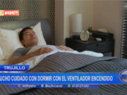 Mucho cuidado con dormir con el ventilador encendido