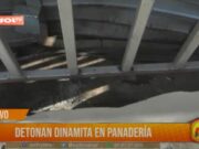El Porvenir: detonan dinamita en panadería
