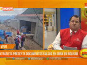 Contratista presenta documentos falsos en obra en Bolívar