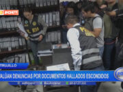 Trujillo: evalúan denuncias por documentos hallados escondidos