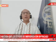 Armando Jara: “Estado de emergencia sin planeamiento, sin estrategia, sin liderazgo”