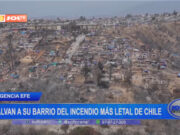 Salvan a su barrio del incendio más letal de Chile