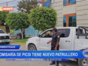 Lambayeque: comisaria de Picsi tiene nuevo patrullero