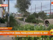 Chiclayo: malestar por obra paralizada desde el 2022
