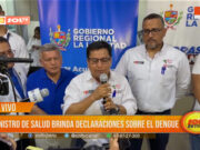 Trujillo: Ministro de Salud brinda declaraciones sobre el dengue