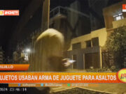 Trujillo: sujetos usaban arma de juguete para asaltos