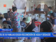 Víctor Larco: más de 50 familias exigen reconexión de agua y desagüe