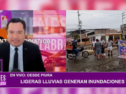 Ligeras lluvias generan inundaciones en Piura, vecinos piden renuncia de la ministra de Vivienda