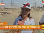 Declaran de necesidad pública la construcción de vía periurbana