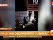 Trujillo: incautan armas y municiones durante operativo en La Esperanza
