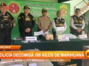 Chiclayo: policía decomisa 108 kilos de marihuana