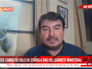 Fredy Vracko: «que salida de Otárola signifique instalar gabinete de transición»
