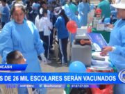 Áncash: más de 26 mil escolares serán vacunados
