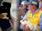 Lima: rescatan a bebé abandonado en un baño de una galería comercial
