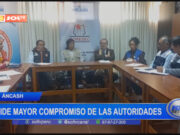 Áncash: prefecta pide mayor compromiso de las autoridades