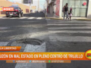 La Libertad: buzón en mal estado en pleno Centro de Trujillo