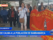 Cajamarca: prefecta pide calma a la población de Bambamarca