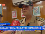 Chiclayo: policía detiene a presuntos estafadores