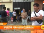 Trujillo: malestar por obra no culminada