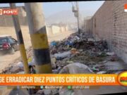 Trujillo: urge erradicar diez puntos críticos de basura