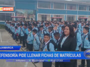 Cajamarca: defensoría pide llenar fichas de matrículas