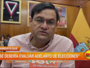 Gobernador regional de Lambayeque: «se debería evaluar adelanto de elecciones»