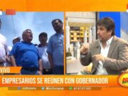 Empresarios se reúnen con gobernador