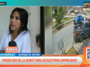 Fingen ser de la SUNAT para secuestrar a empresario